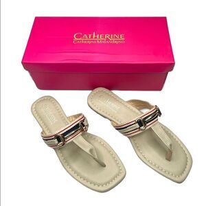 Catherine Malandrino Horsebit Marion Sandals NIB